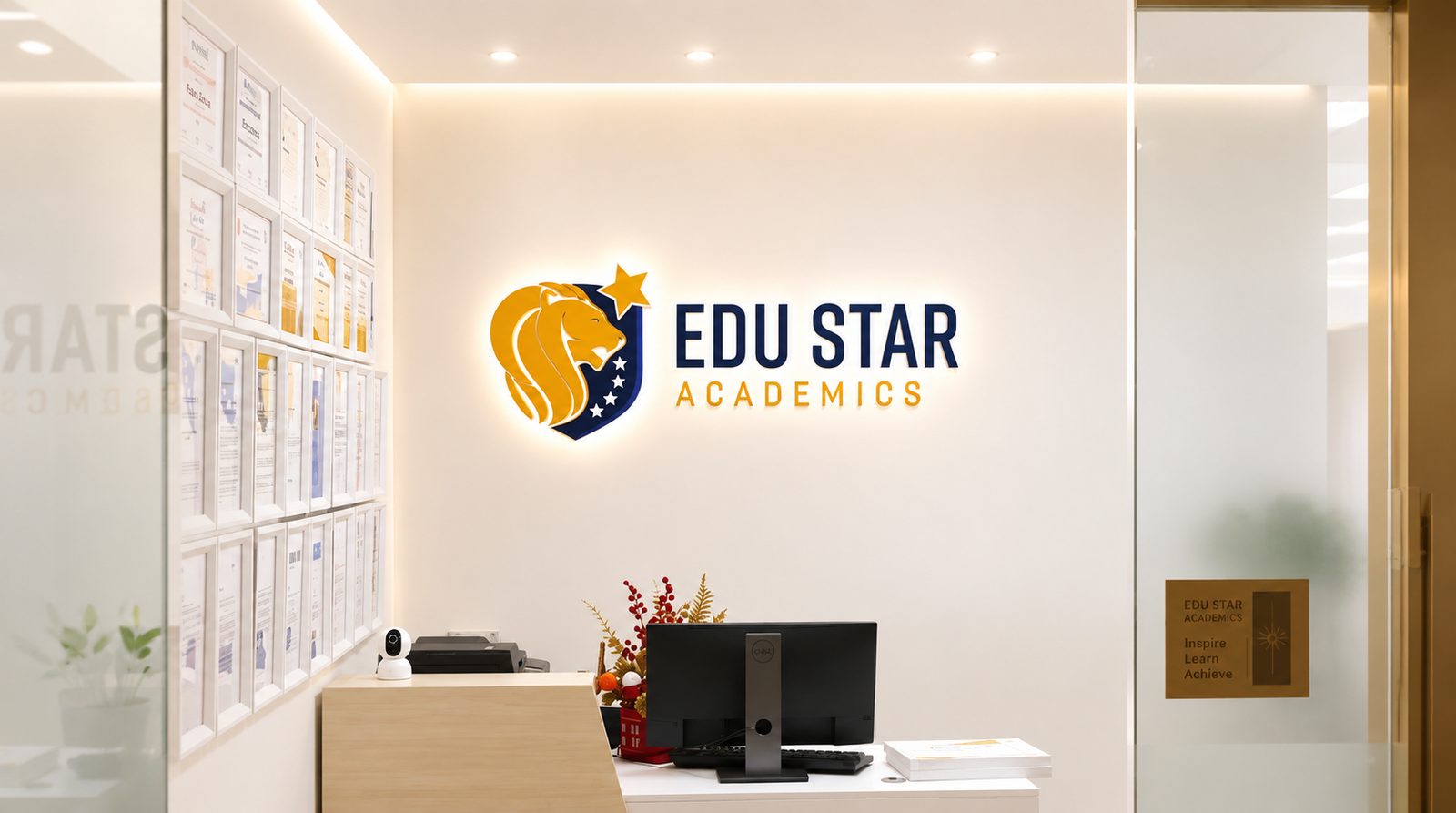 Students learning in classroom